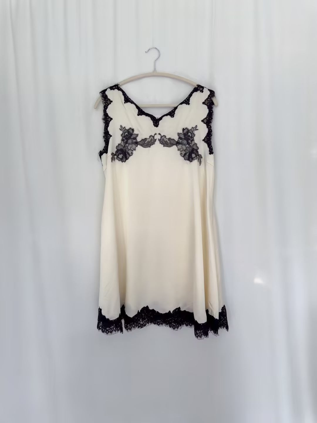 Sample Silk Mini Dress - Sea Salt