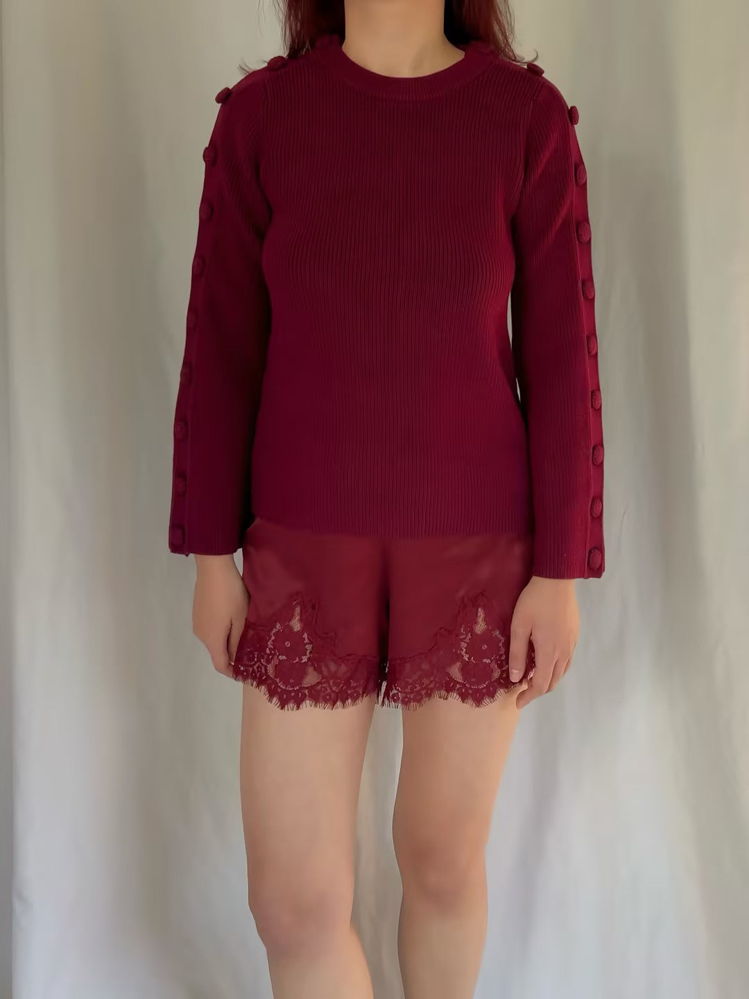 Adel Jumper - Burgundy