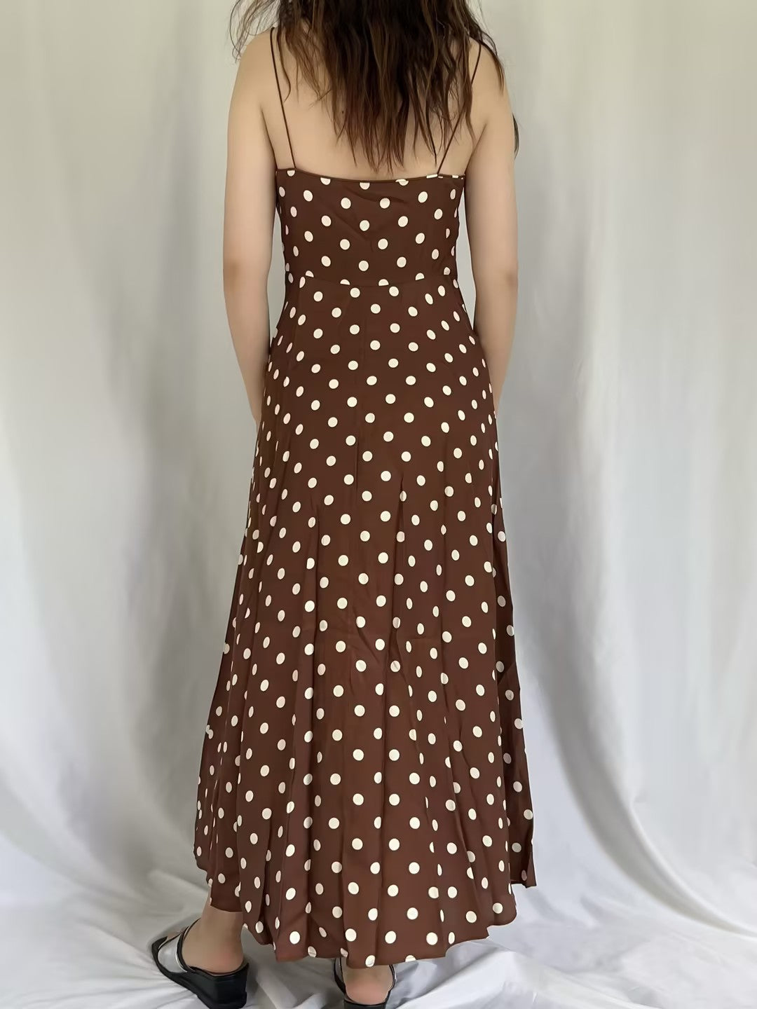 Robe mi-longue en dentelle Sohana en jaune jonquille