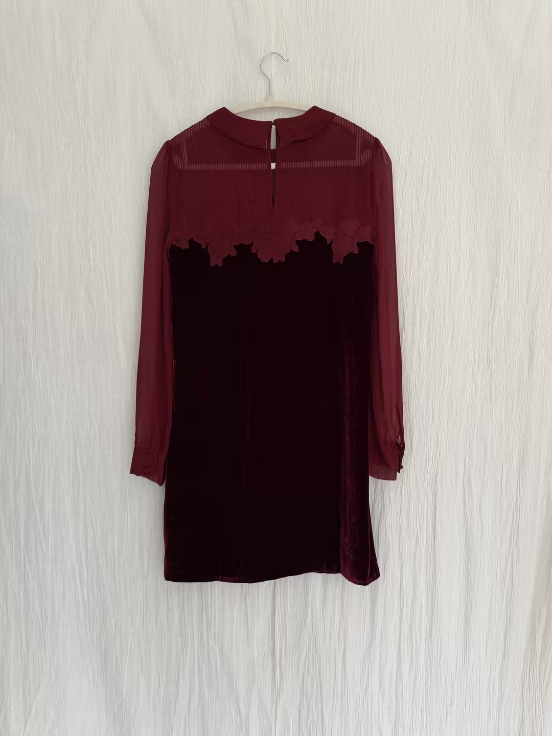 Little Madelynne Dress - Vino Rosso in 12