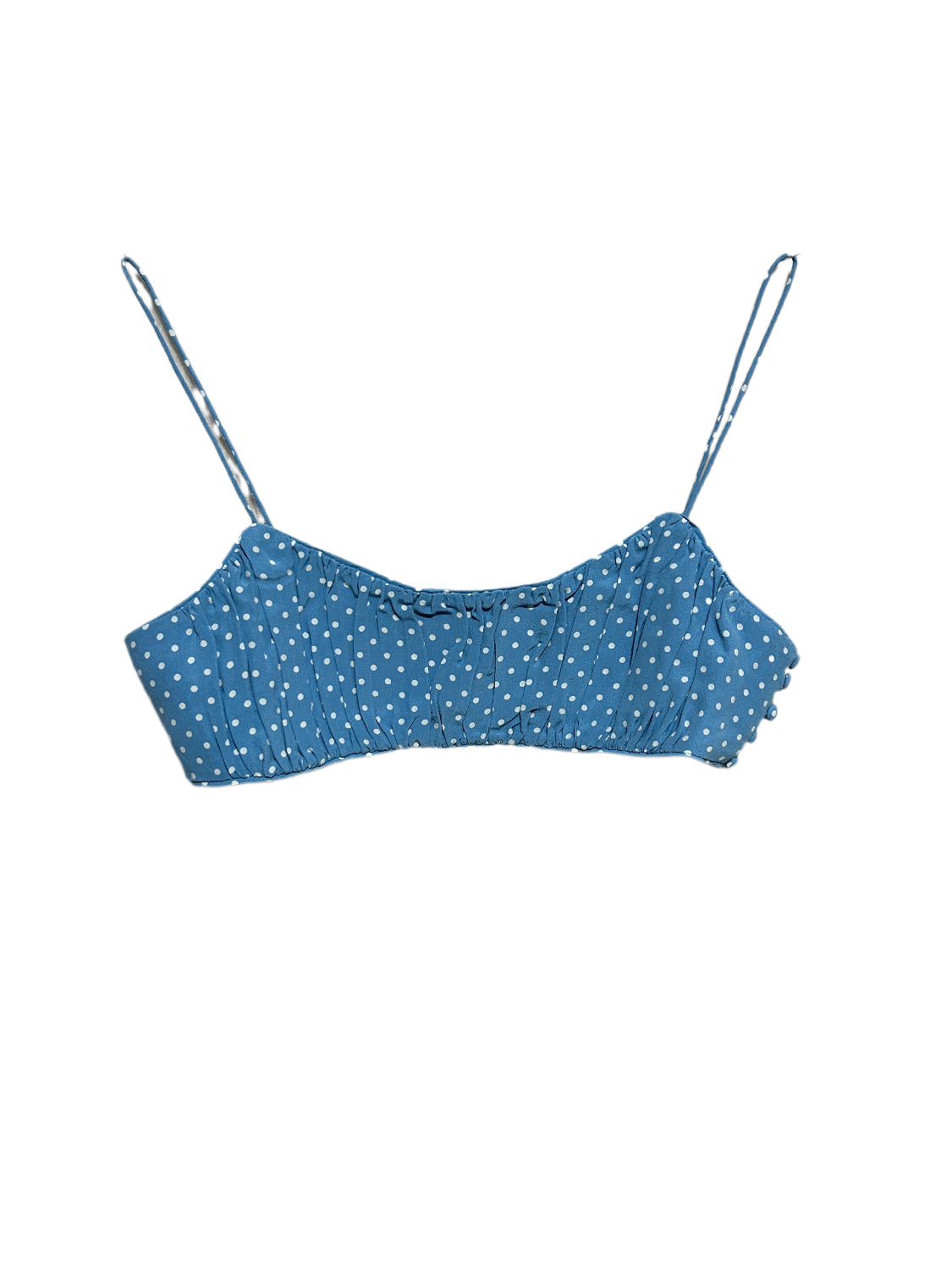 Amora Silk Top - Marina Dot