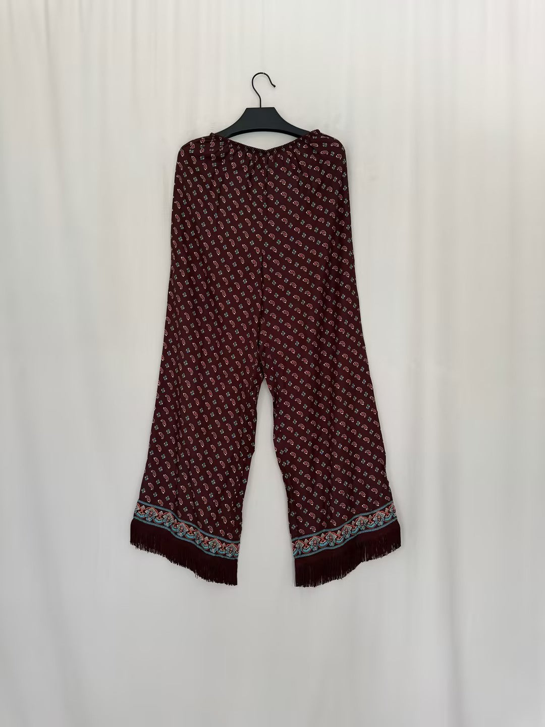 Lavon Fringe Pant - Deauville Paisley