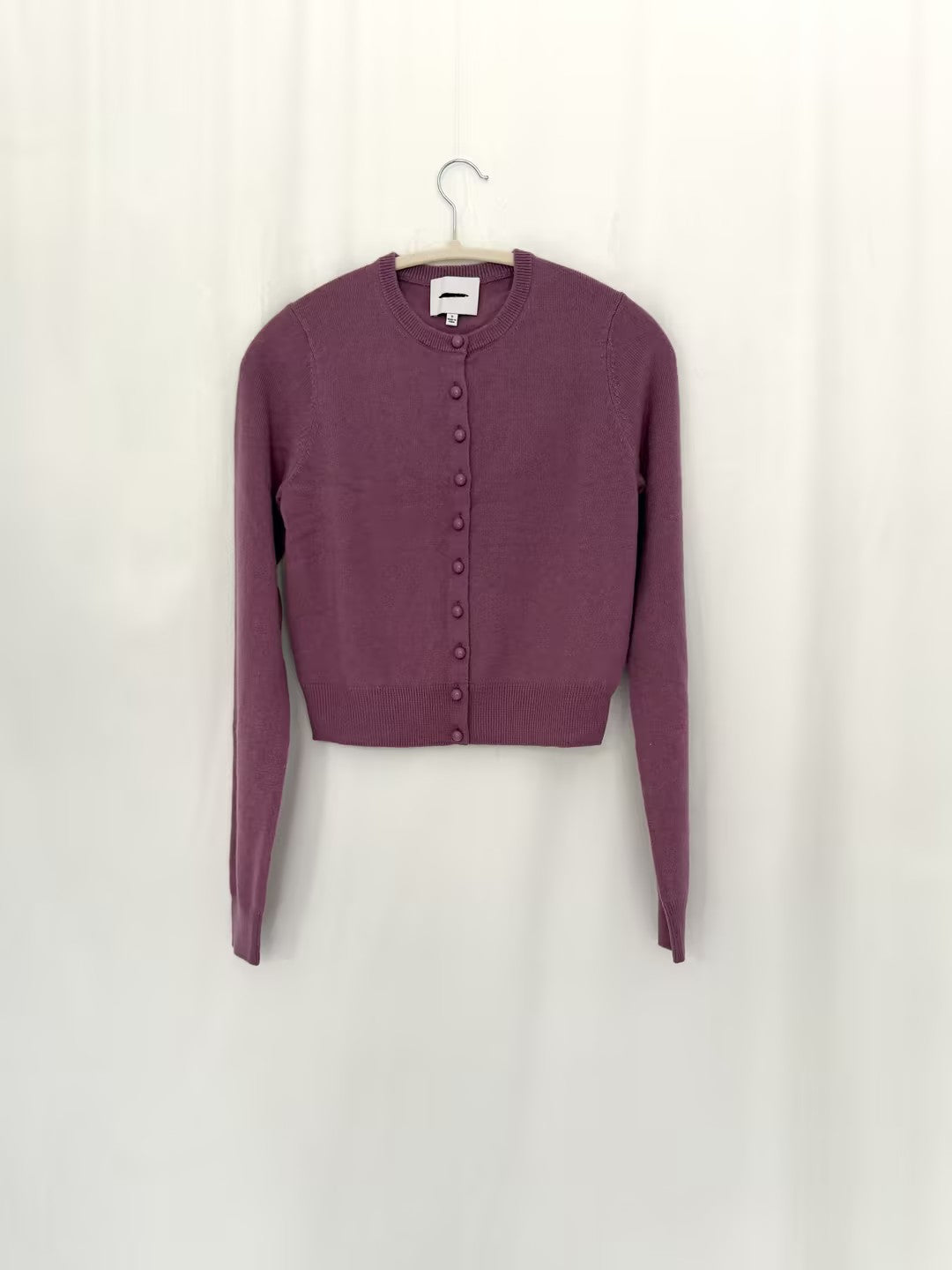 Caspia Cashmere Cropped Cardigan - Narcissus