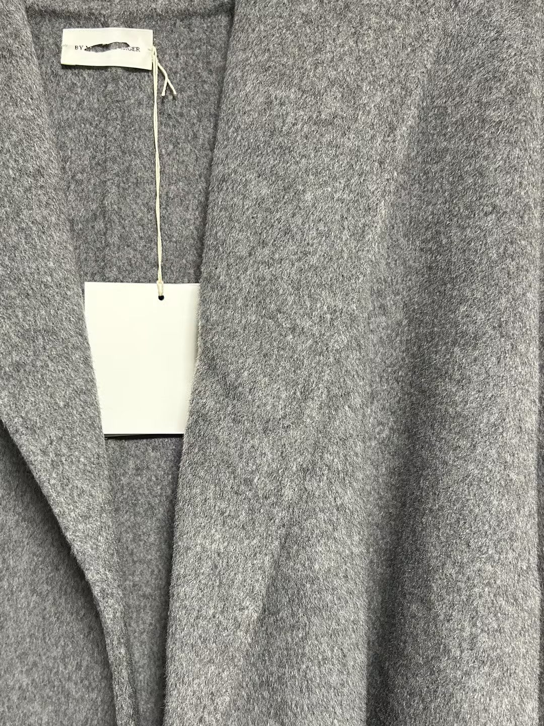 BMB Trullem Wool Coat - Grey Melange