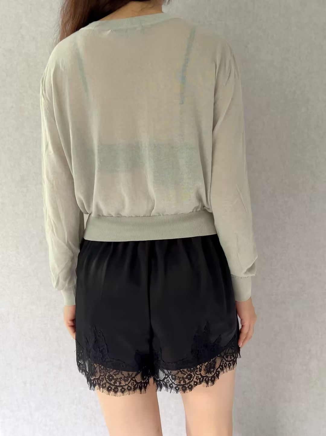 CL Hydra Sheer Cardigan - Stone in S