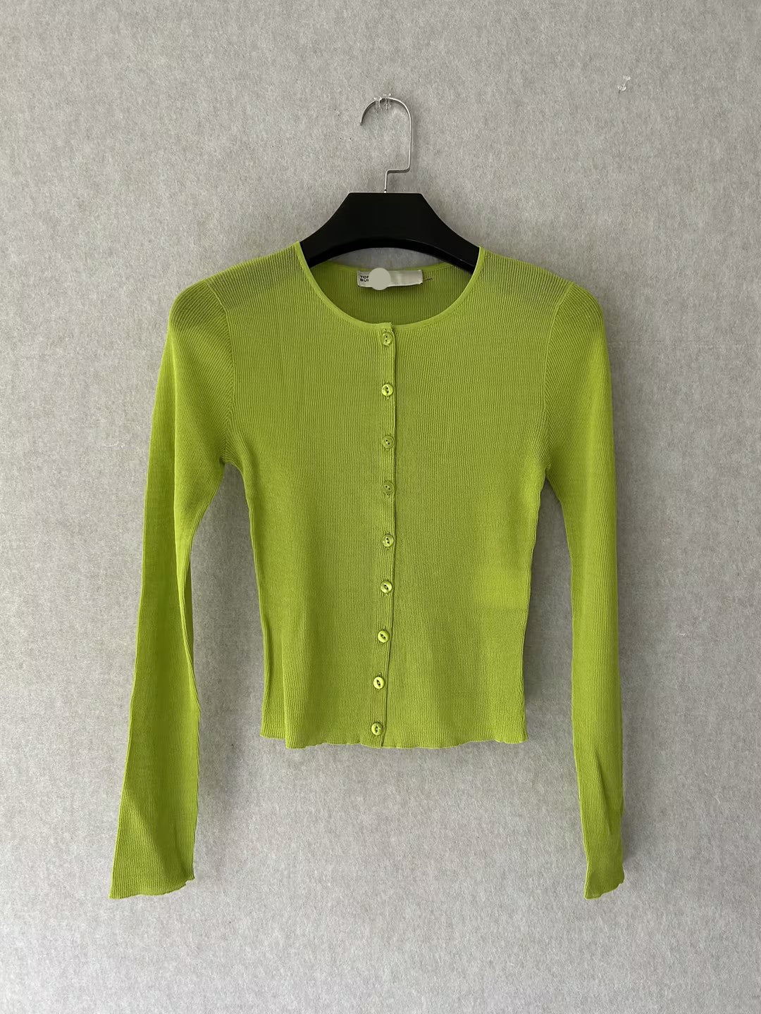 TB Ribbed Cardigan in S