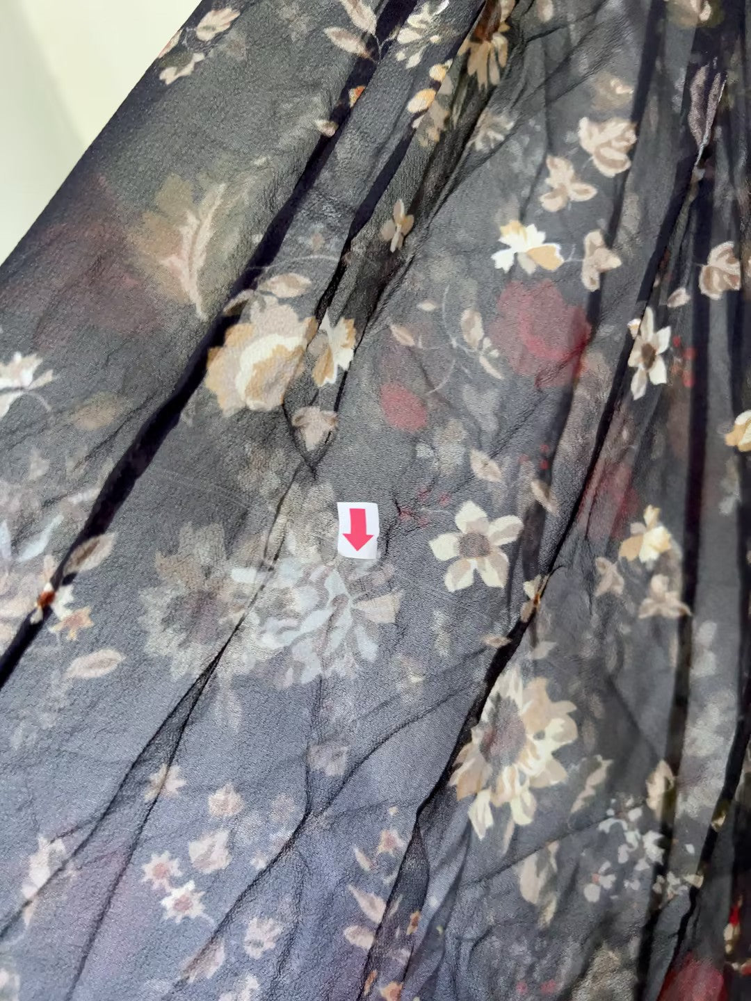 Robe en soie Brixton à fleurs Pomme et Poire