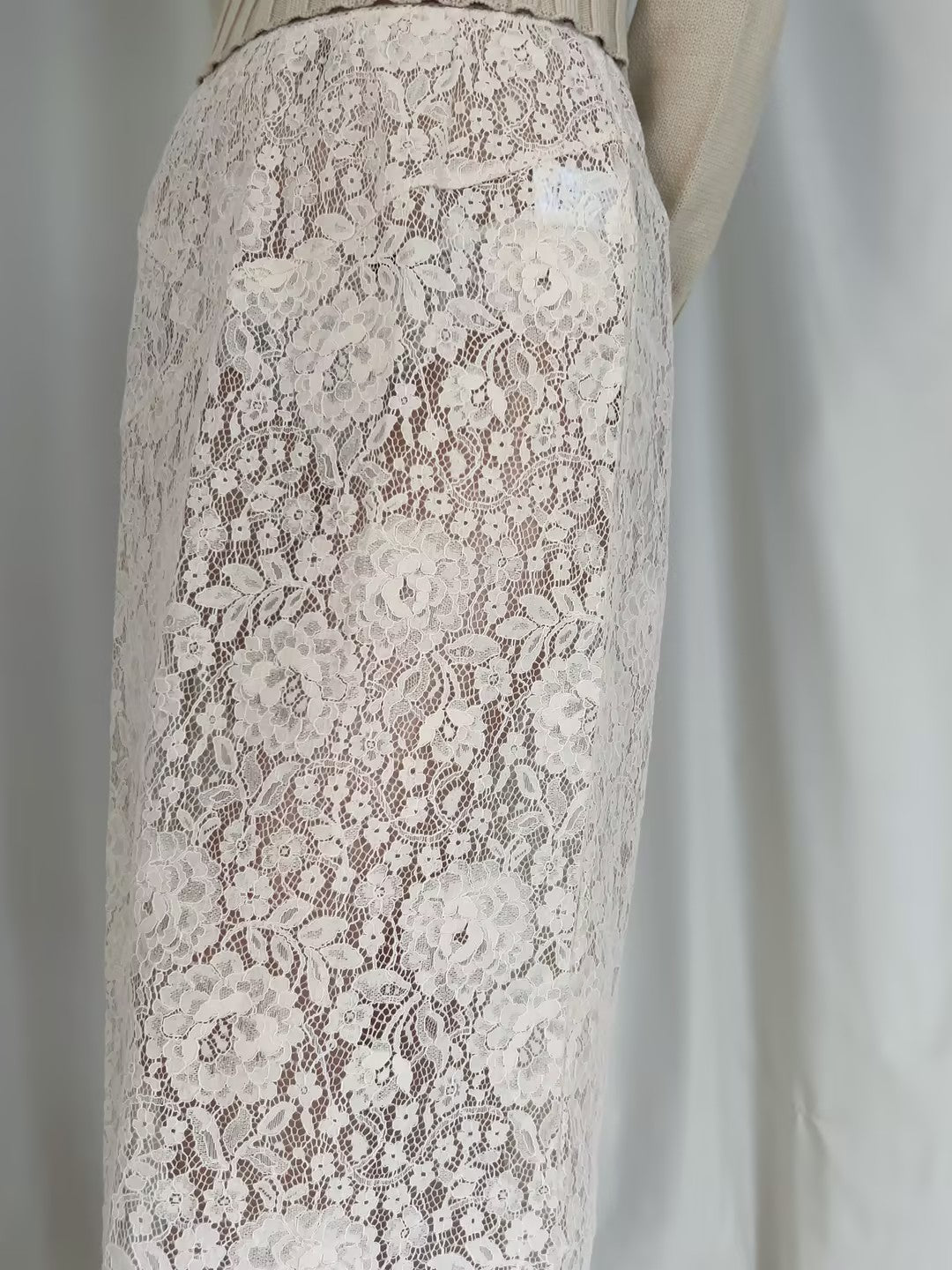 Nandi Lace Skirt - Calla Lily