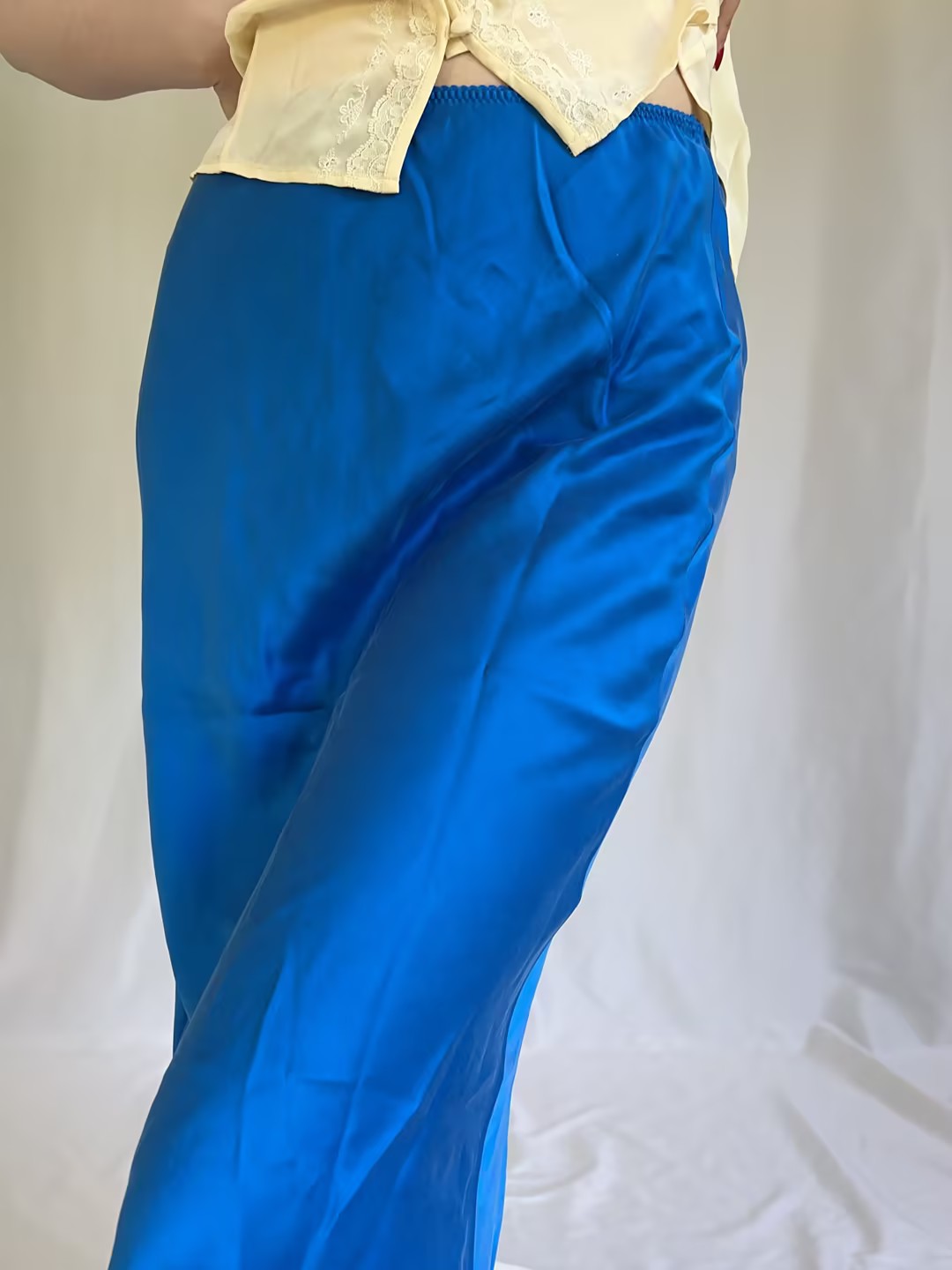 Elowena Silk Skirt - Blue Tourmaline