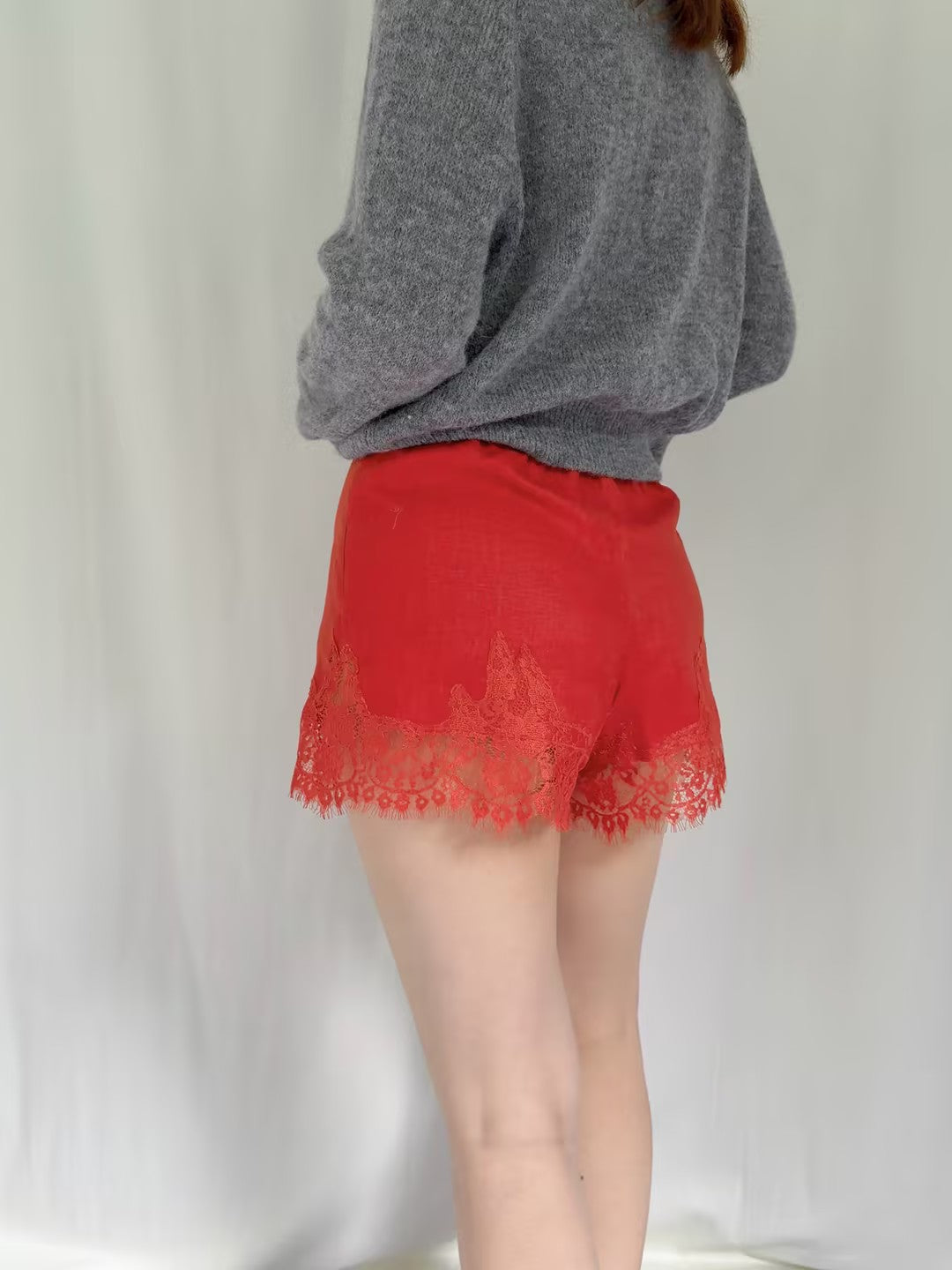 Fern Linen Short - Chili Mango