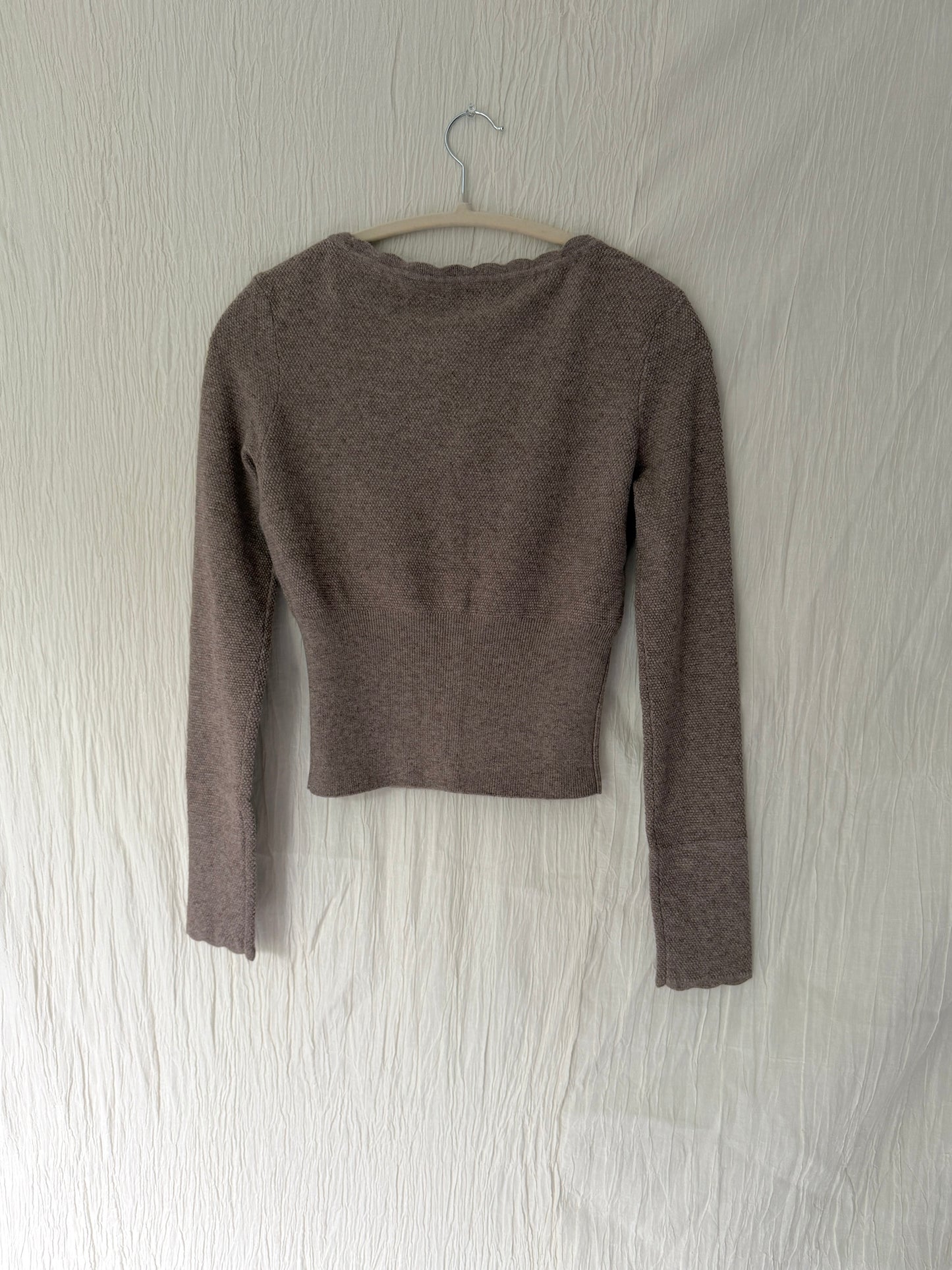 Gilet LSF Shantae en laine Fair Isle - Champagne rose