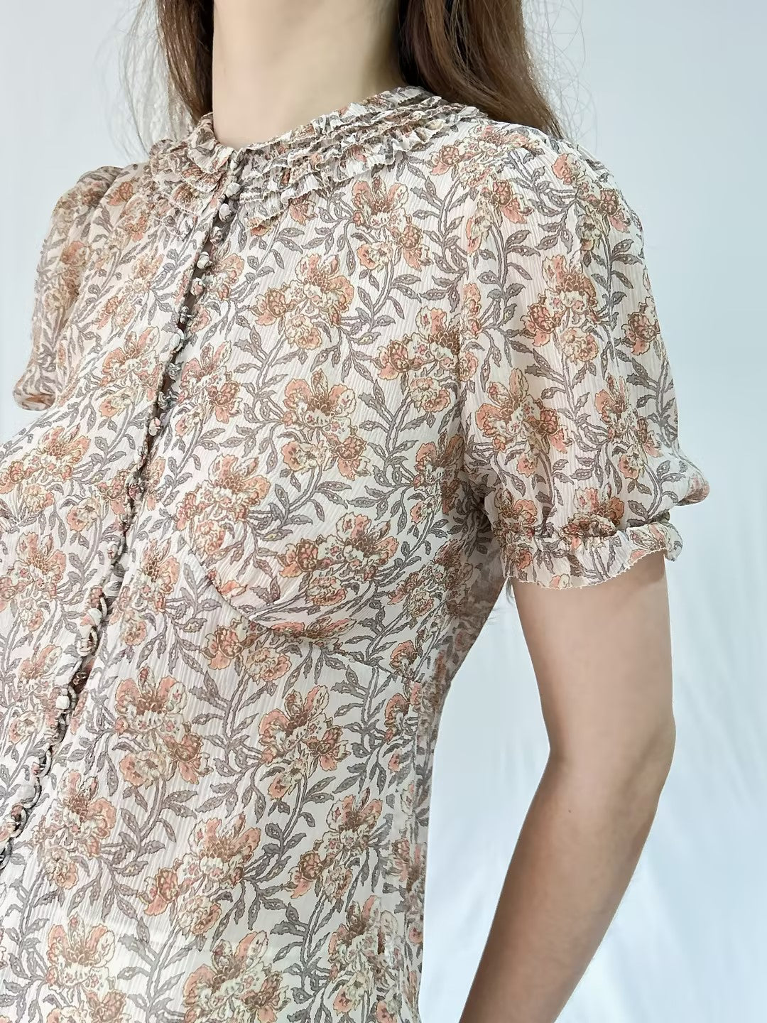 Floral Silk Blouse