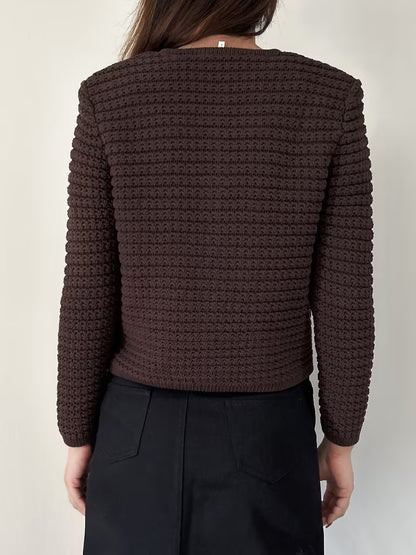 Gaspard Cardigan in Brown