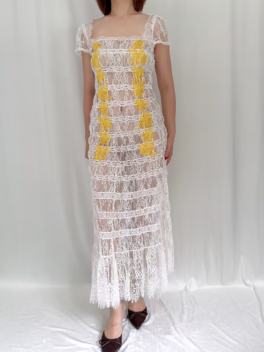 Adelaide Lace Dress - Salt