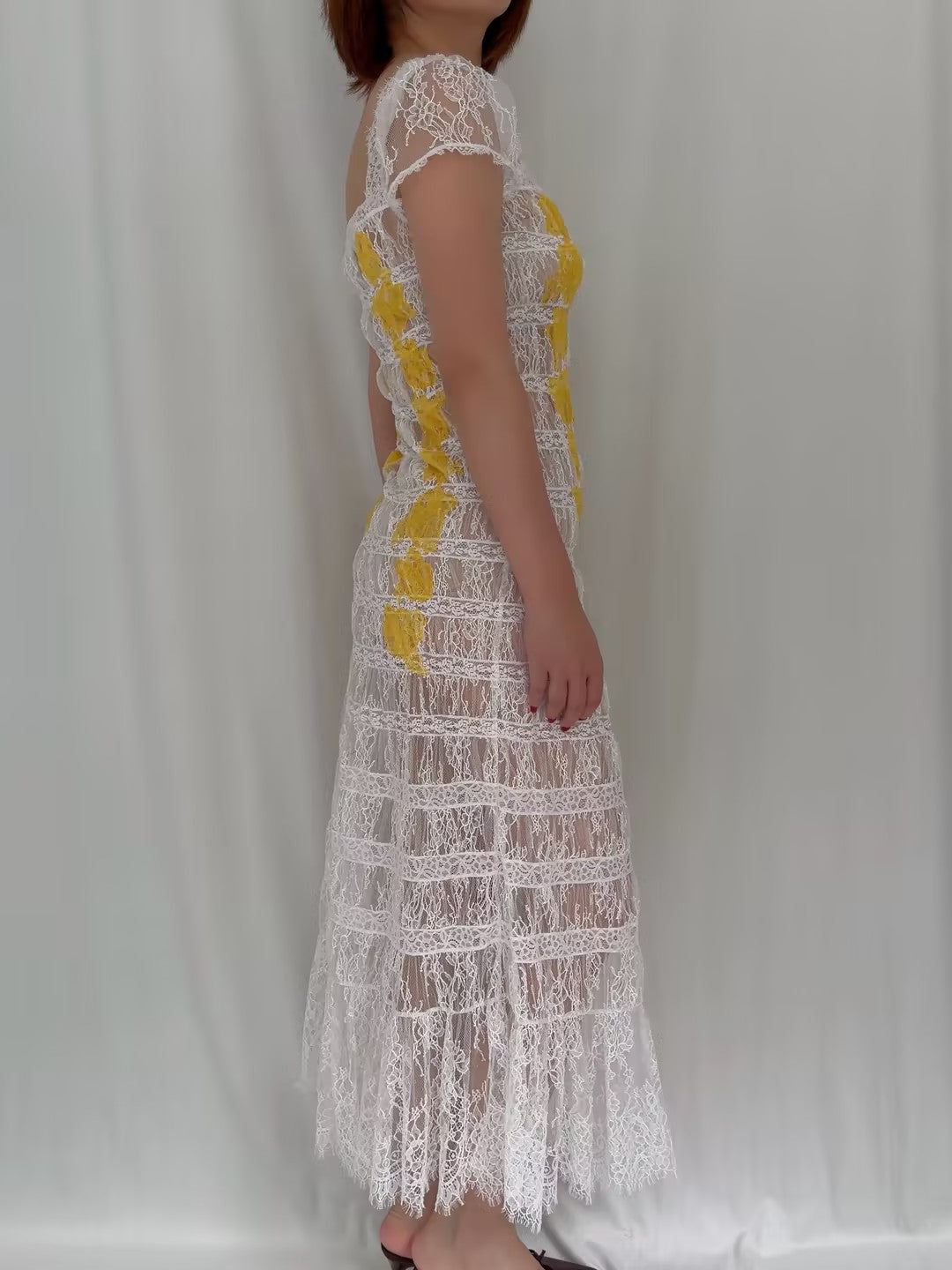 Adelaide Lace Dress - Salt