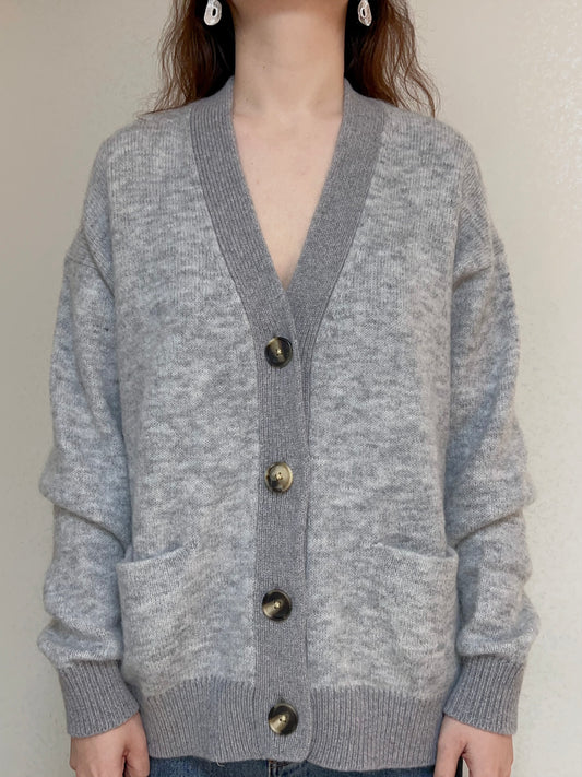 Cardigan Rives en Mohair 