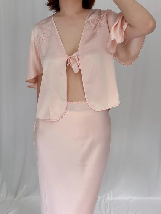 소하나 레이스 미디 드레스, 다포딜 옐로우