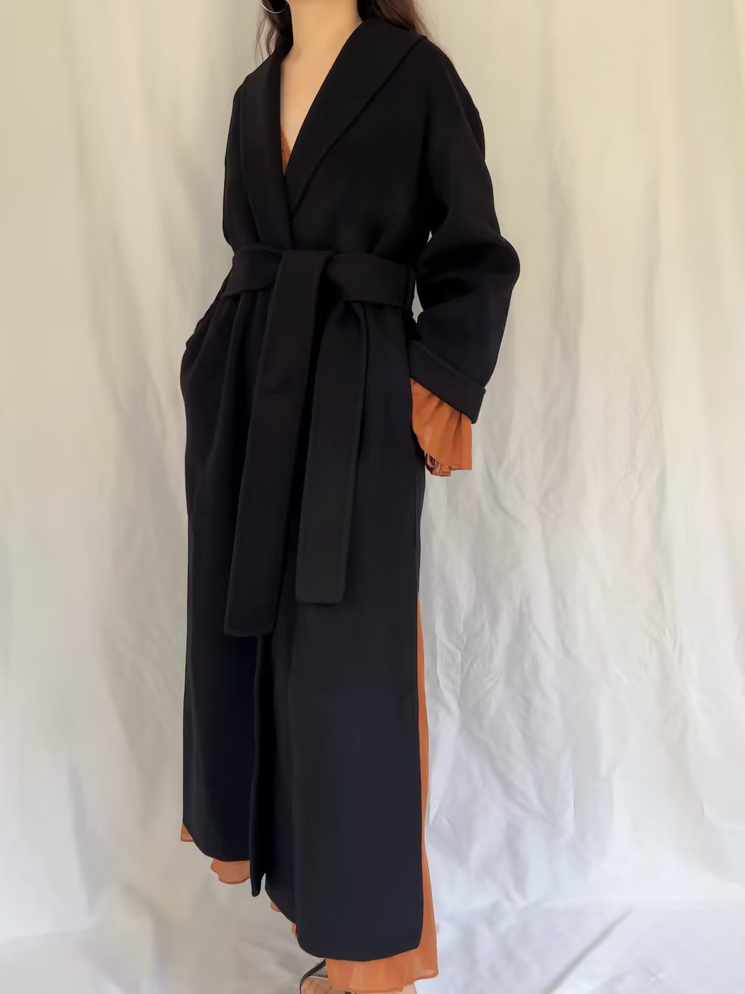 BMB Trullem Wool Coat - Black