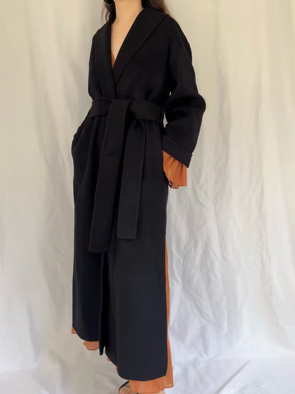 BMB Trullem Wool Coat - Black