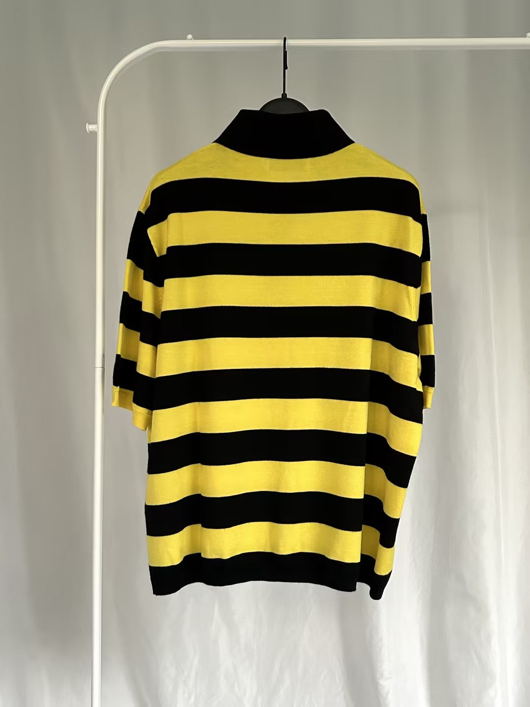 ZKV Ryan Stripe Polo Top in S/M