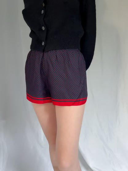 Loren Short - Navy Colette Dot