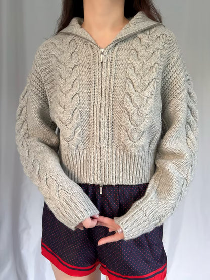 C Lynn Ivy Cardigan - Heather Grey
