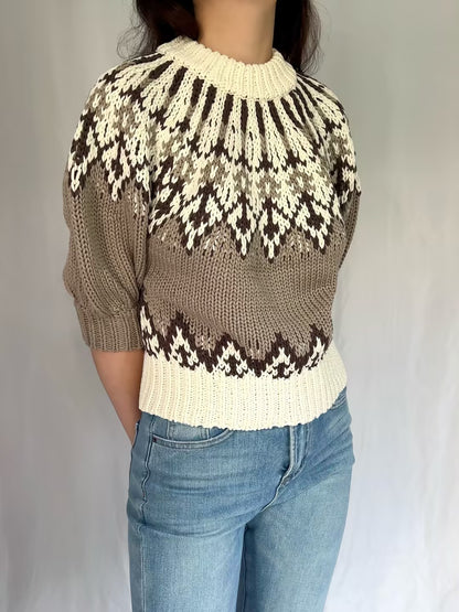 Marty Sweater - Moonlight Fairisle