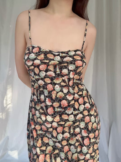 Sasha Silk Dress - Tresors de la Mer in S