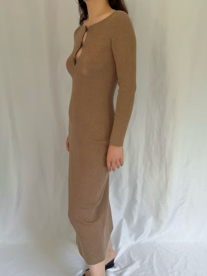Scarlett Dress - Camel