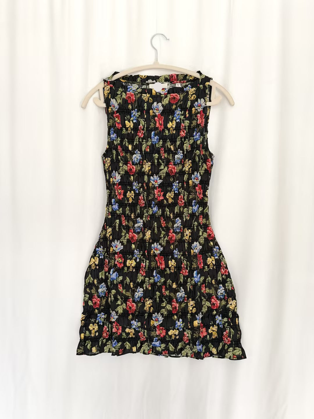 Gianna Dress - Noir Wild Rose