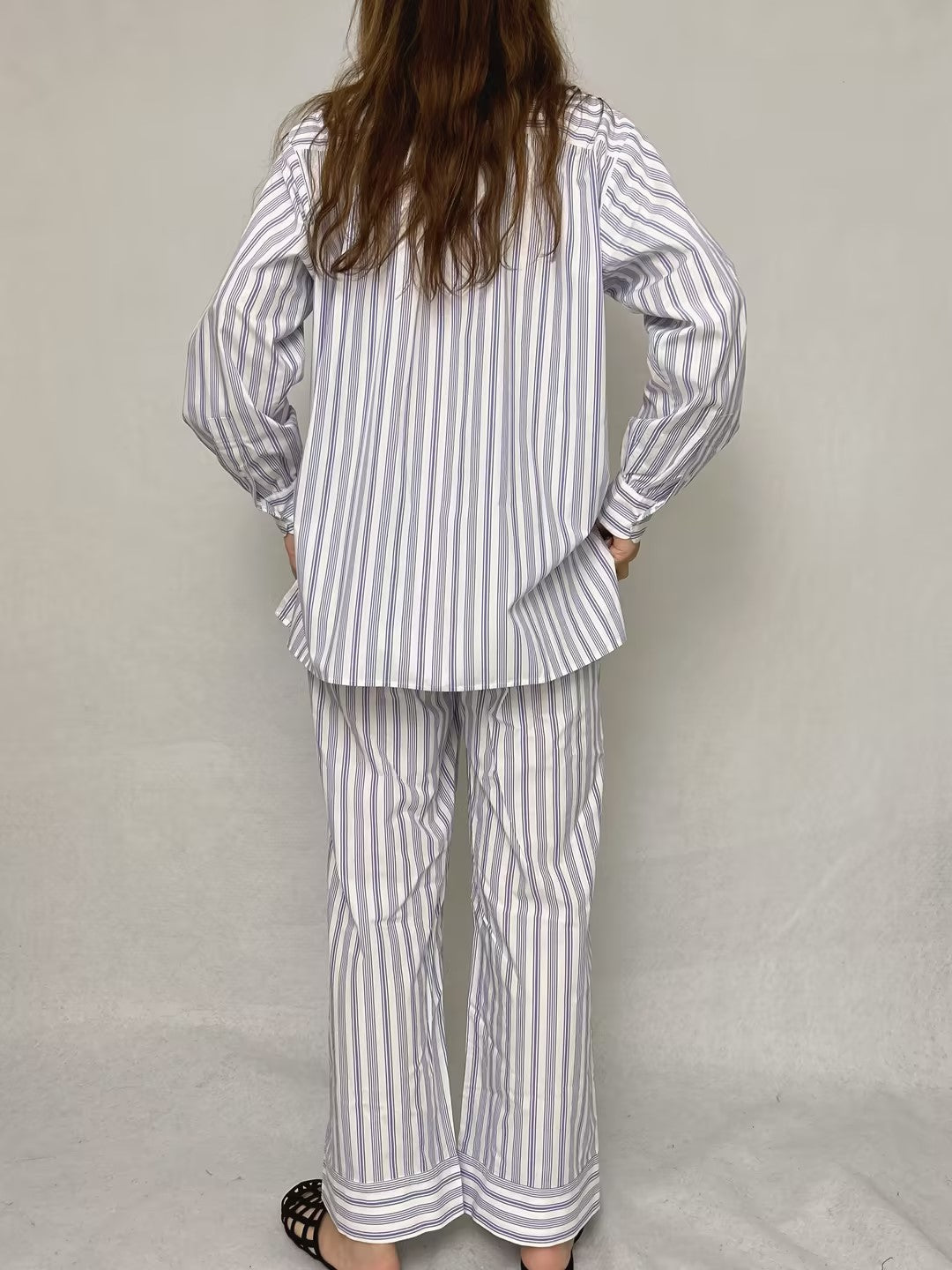 Stripe Two Pieces: Hava Top, Morgan Pant