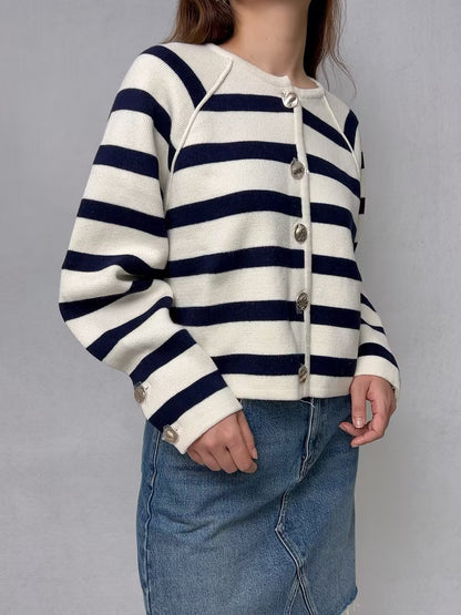 Gilet Massimo Striped Cardigan [size 1 sample sale]