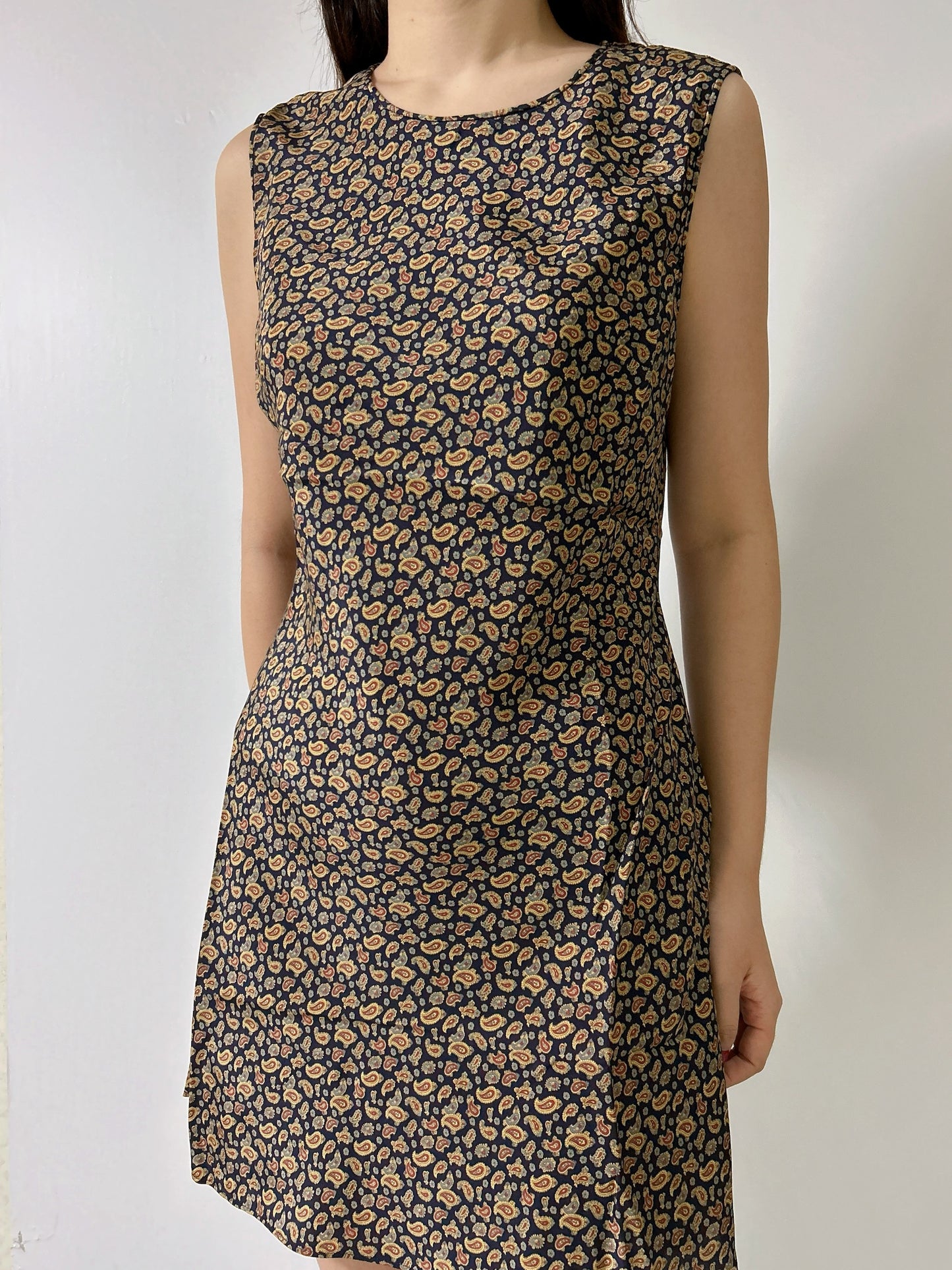 Alamere Silk Dress in Villette Paisley