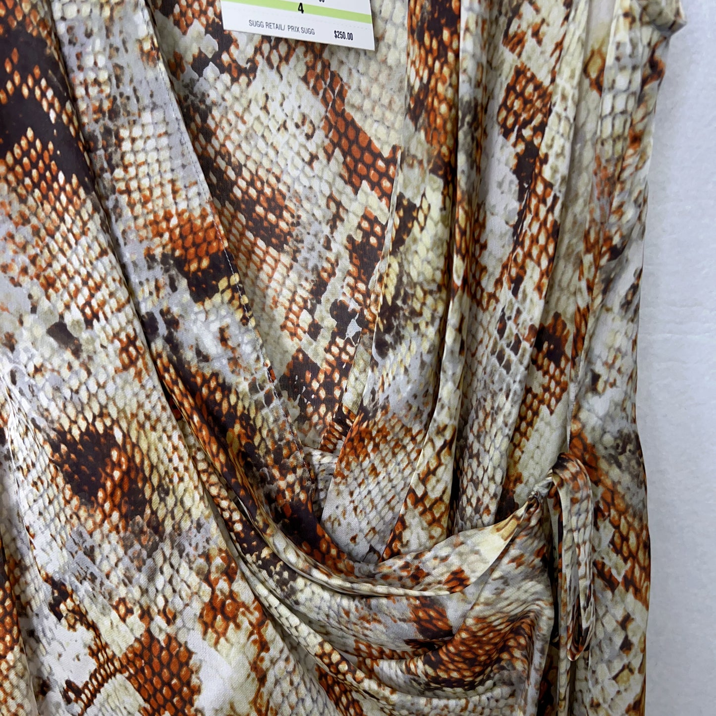 Silk Wrap Vest [size 4 sample sale]