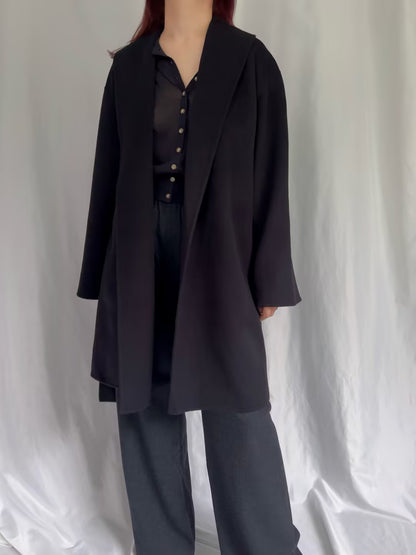 BMB Trullas Wool Coat - Black