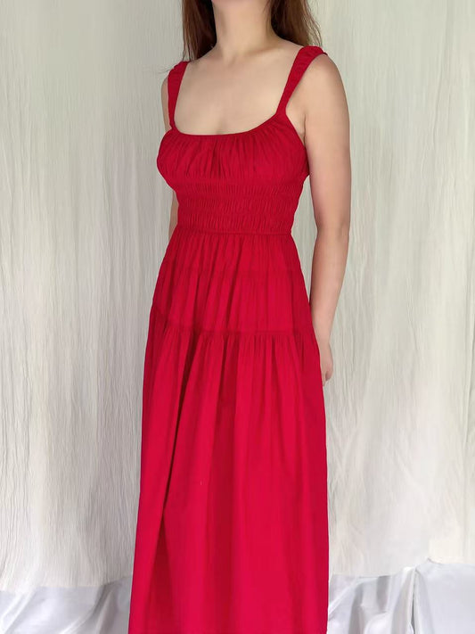 소하나 레이스 미디 드레스, 다포딜 옐로우