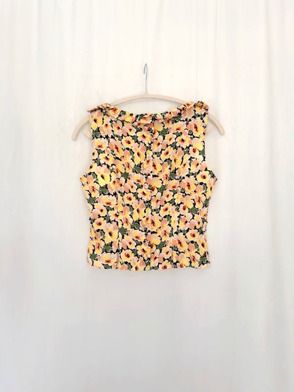 Liotta Top - Anemone Garden in XS/S