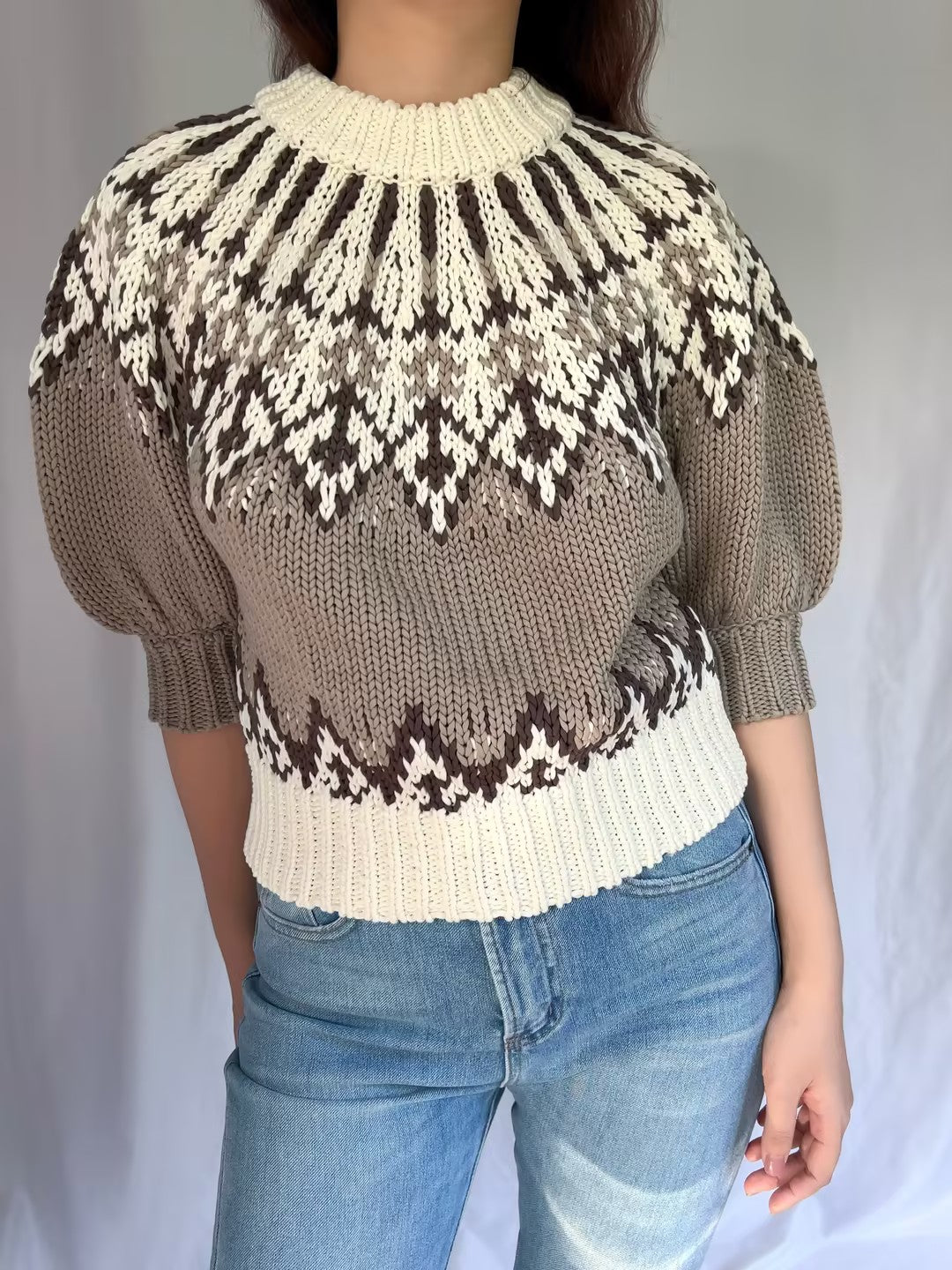 Marty Sweater - Moonlight Fairisle