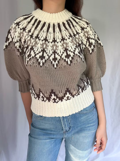 Marty Sweater - Moonlight Fairisle