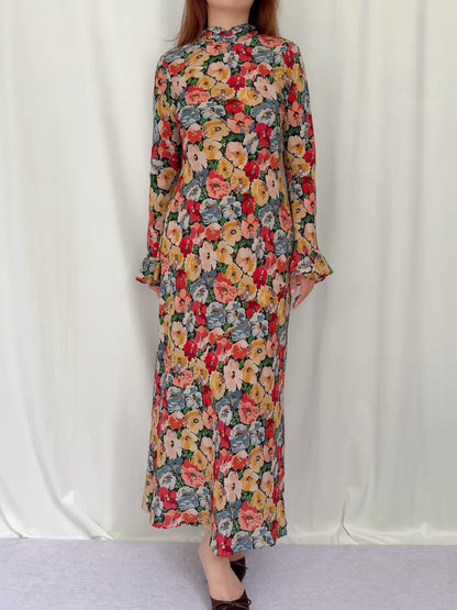 Musetta Dress - Poppy Meadow