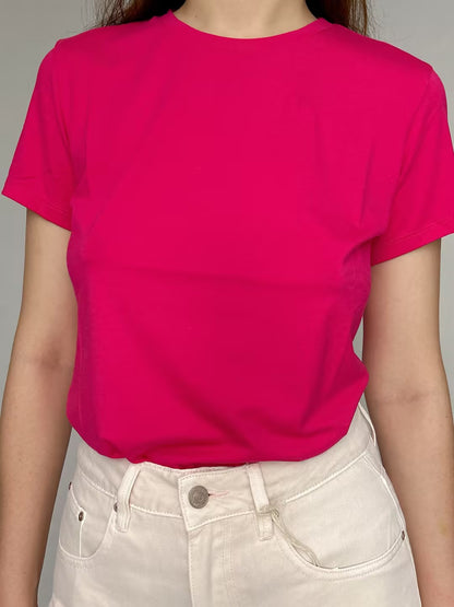 Pink Tiny Tee in Pima Cotton