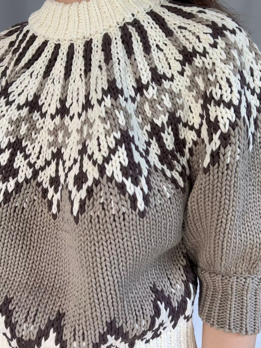 Marty Sweater - Moonlight Fairisle