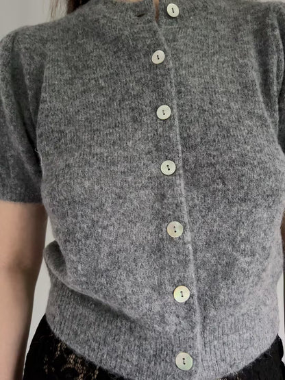 Anisa Cardigan - Dark Heather Grey