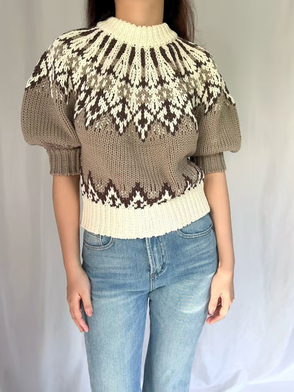 Marty Sweater - Moonlight Fairisle