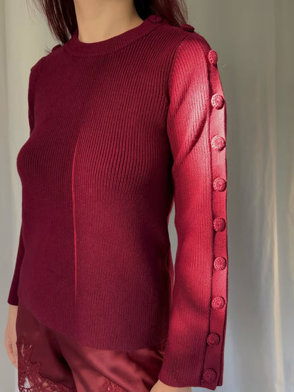 Adel Jumper - Burgundy