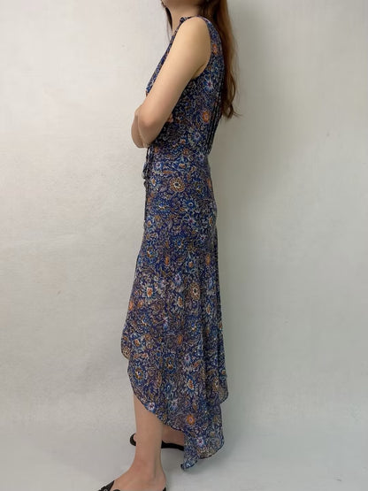 Robe longue à fleurs Veronica Dovima