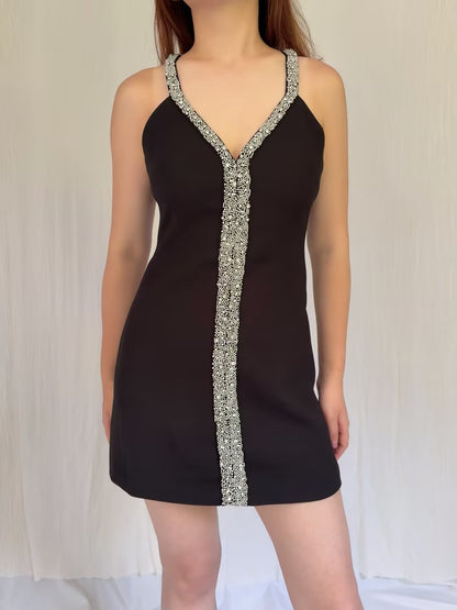 Robe mi-longue en dentelle Sohana en jaune jonquille