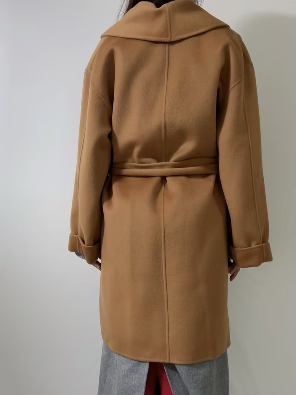 BMB Trullas Wool Coat - Raw Sugar in EU36