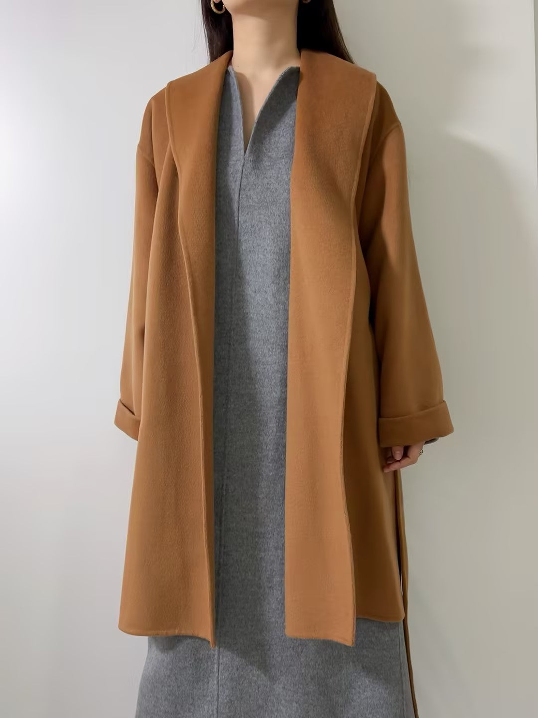 BMB Trullas Wool Coat - Raw Sugar in EU36