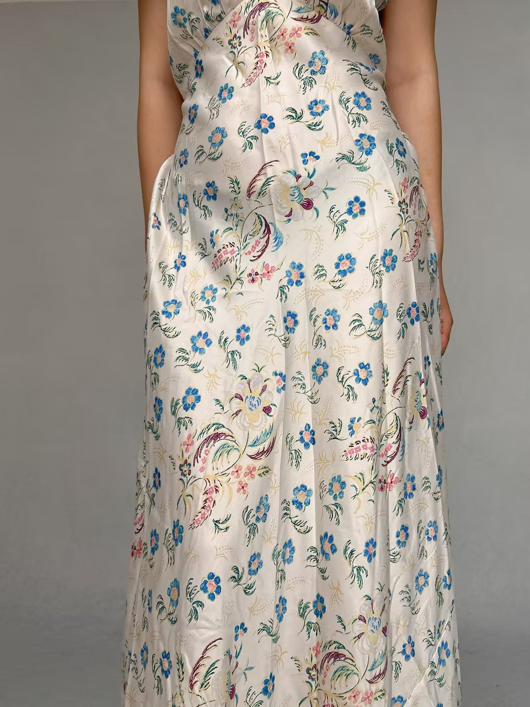 Eldora Floral Silk Dress